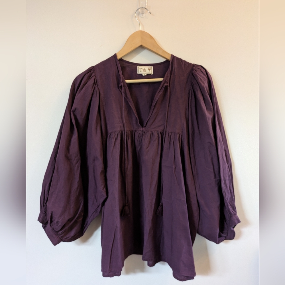 Purple Long Sleeve Women's Top